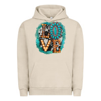 Pigment French Oak love western Urban Hoodie - AdoDesignShop
