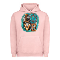 Pigment Salmon love western Urban Hoodie - AdoDesignShop