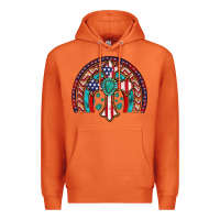 Carrot gemstone cross american flag turquoise rainbow Premium Hoodie - Artiststas