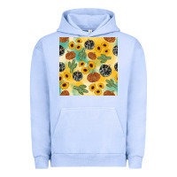 Pigment Grape Ice leopard pumpkin cactus sunflower seamless Urban Hoodie - AdoDesignShop