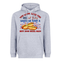 Heather Grey dog real bad billie wilder Heavyweight Hoodie - texasbilliewilder