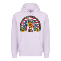 Cross American Flag Cowhide  Leopard Gemstone Rainbow Premium Hoodie | Teevron