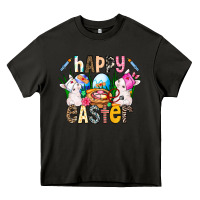 Asphalt Happy Easter Heavy Core Tee - CowhideDigitalArt