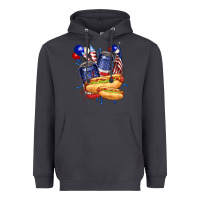 Smoke hotdog with beers billie wilder Heavyweight Hoodie - texasbilliewilder