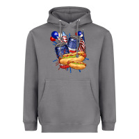Storm hotdog with beers billie wilder Heavyweight Hoodie - texasbilliewilder
