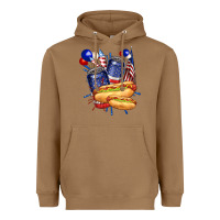 Toasted Coconut hotdog with beers billie wilder Heavyweight Hoodie - texasbilliewilder