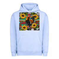 Pigment Grape Ice western coop animals rooster sunflowers cowhide wooden serape glitter Urban Hoodie - Artiststas