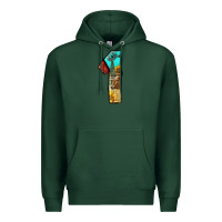 Sports Green farm life alphabet numbers 1 Premium Hoodie - BundleAndBundleShop