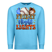 Ocean Blue friday night lights baseball Premium Sweatshirt - Zillion Design Studio