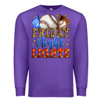Purple friday night lights baseball Premium Sweatshirt - Zillion Design Studio