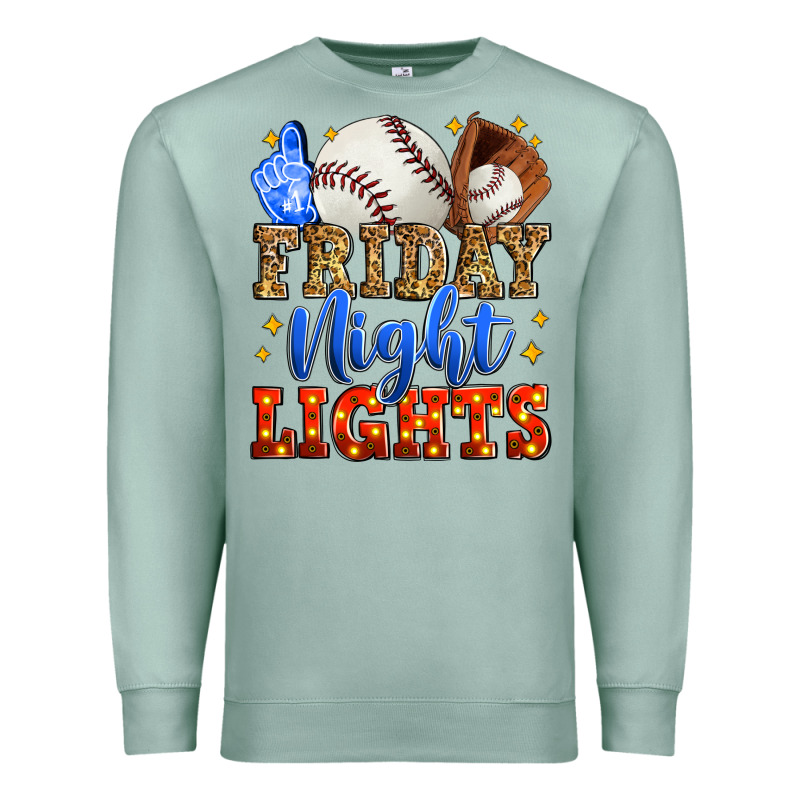 Friday Night Lights Baseball Premium Sweatshirt by Zillion Design Studio | Teevron