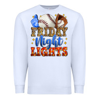 White friday night lights baseball Premium Sweatshirt - Zillion Design Studio