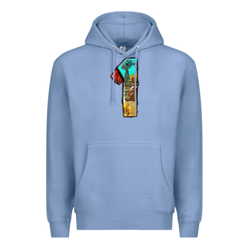 Farm Life Alphabet Numbers 1 Premium Hoodie by BundleAndBundleShop | Teevron