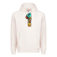 Pale Pink farm life alphabet numbers 1 Premium Hoodie - BundleAndBundleShop