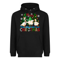 Black merry christmas duck Heavyweight Hoodie - Zillion Design Studio