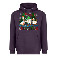 Plum merry christmas duck Heavyweight Hoodie - Zillion Design Studio