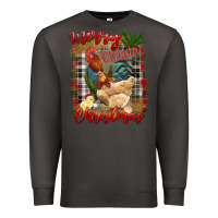 Smoke merry cluckin' christmas Premium Sweatshirt - RanaPortraitStore