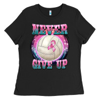 Black never give up Ladies Tee - BarkalooDesign