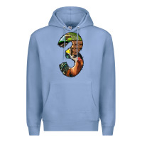 Colony Blue farm life alphabet numbers 3 Premium Hoodie - BundleAndBundleShop