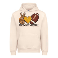 Sandshell peace love football Urban Hoodie - AdoDesignShop