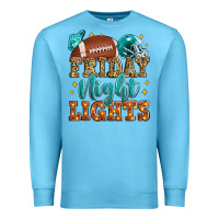 Ocean Blue friday night lights american football Premium Sweatshirt - Zillion Design Studio