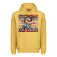 Antique Gold western usa soldier love tumbler Premium Hoodie - Artiststas