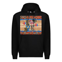 Black western usa soldier love tumbler Premium Hoodie - Artiststas
