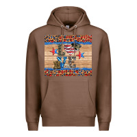 Chestnut western usa soldier love tumbler Premium Hoodie - Artiststas