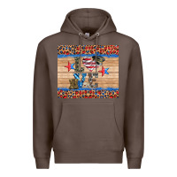 Coffee western usa soldier love tumbler Premium Hoodie - Artiststas