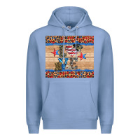 Colony Blue western usa soldier love tumbler Premium Hoodie - Artiststas