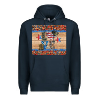 Navy western usa soldier love tumbler Premium Hoodie - Artiststas