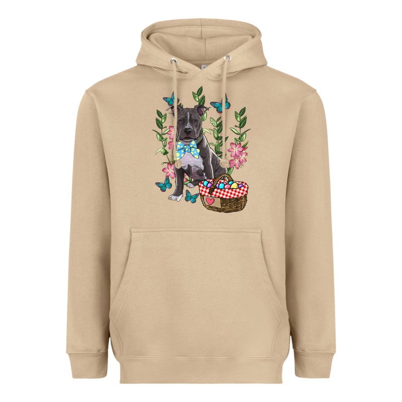 Easter Pitbull Heavyweight Hoodie by RanaPortraitStore | Teevron