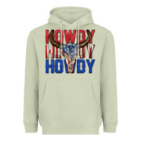 Matcha howdy howdy howdy 4th of july bull skull billie wi Heavyweight Hoodie - texasbilliewilder