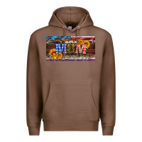 Chestnut soldier mom license  plate Premium Hoodie - Artiststas
