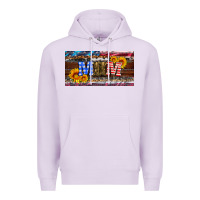 Lilac soldier mom license  plate Premium Hoodie - Artiststas
