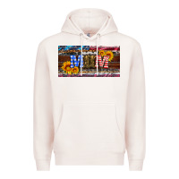 Pale Pink soldier mom license  plate Premium Hoodie - Artiststas