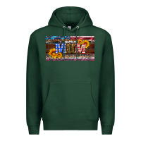 Sports Green soldier mom license  plate Premium Hoodie - Artiststas