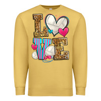 Antique Gold love volleyball Premium Sweatshirt - Zillion Design Studio