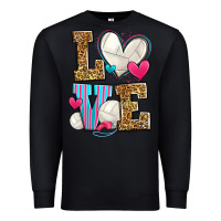 Black love volleyball Premium Sweatshirt - Zillion Design Studio