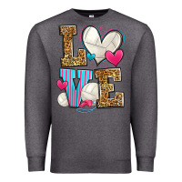 Charcoal Heather love volleyball Premium Sweatshirt - Zillion Design Studio