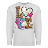 Dove Grey love volleyball Premium Sweatshirt - Zillion Design Studio