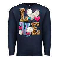 Navy love volleyball Premium Sweatshirt - Zillion Design Studio