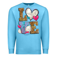 Ocean Blue love volleyball Premium Sweatshirt - Zillion Design Studio