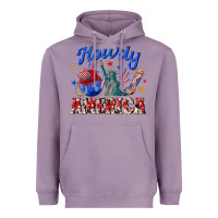 Lavender howdy america western Heavyweight Hoodie - texasbilliewilder