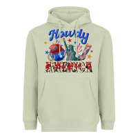 Matcha howdy america western Heavyweight Hoodie - texasbilliewilder