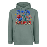 Sage howdy america western Heavyweight Hoodie - texasbilliewilder