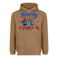 Toasted Coconut howdy america western Heavyweight Hoodie - texasbilliewilder