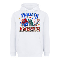 White howdy america western Heavyweight Hoodie - texasbilliewilder