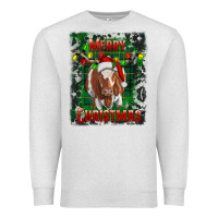 Oatmeal Heather merry christmas longhorn cow Premium Sweatshirt - RanaPortraitStore
