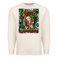 Sandshell merry christmas longhorn cow Premium Sweatshirt - RanaPortraitStore